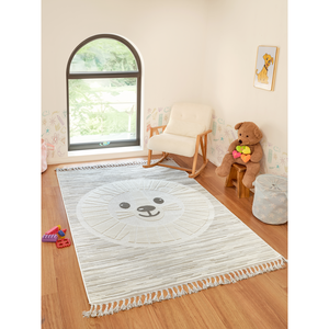 Alfombra Infantil Multicolor Netline Home 100% Poliéster KI004, Antideslizante, Fácil de Limpiar, Duradera para Dormitorio y Estudio, Juegos de Alfombras Home Depot - Product Image 4