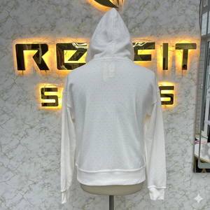 Sudadera con Capucha Chosen One, Unisex, Blanca, de Algodón, Informal, Transpirable, Corte Regular, para Otoño - Product Image 2