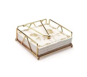 Nuevo servilletero de latón de gran venta para decoración de mesa de boda de lujo servilletero con diseño elegante - Product Image 4
