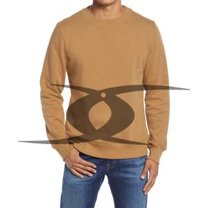 Sudadera térmica de manga larga informal de gran tamaño con estampado personalizado de fabricante para hombre 100% algodón Street Drop Shoulder Crewneck - Product Image 2