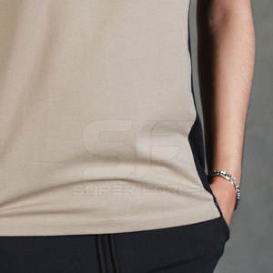 Camiseta de algodón 100% para hombre, camiseta informal Lisa básica de cuello redondo transpirable, camiseta de diseño personalizado para hombre - Product Image 6