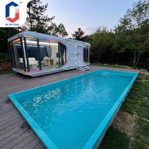 Piscina Moderna con Amplio Deck Perimetral para Casa Contenedor, Resort de Playa y Villa Vacacional Costera - Product Image 6