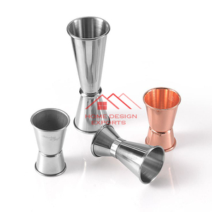 2025 Hot Selling Bartender Tools Jigger with Gold Ring <b>Measuring</b> <b>Cup</b> Japanese Jigger With Logo Stainless Steel Jiggers - Product Image 2