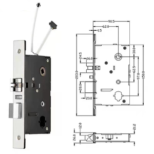 Phần mềm miễn phí quản lý thông minh RF thẻ khách sạn khóa chống trộm Temic 13.56MHz RFID thẻ chìa khóa phòng khách sạn Hệ thống khóa cửa với chìa khóa - Product Image 6