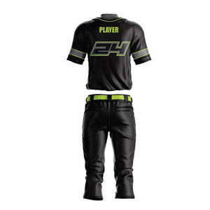2025 personnalisé nouveauté vêtements de sport 100% Polyester tissu Baseball uniforme meilleur prix Baseball uniforme - Product Image 4