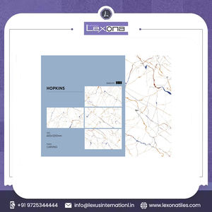 Carreaux de sol modernes en porcelaine polie émaillée 60x120 cm avec finition sculptée pour la décoration intérieure du salon - Product Image 2