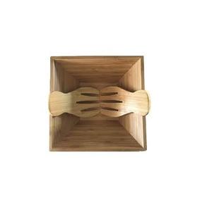 Cuenco de madera de forma redonda, cuenco grande de madera para lechuza - Product Image 5