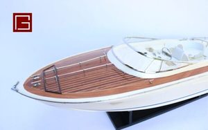 Gia Nhien Fabricant Approuvé Conception Personnalisée quantité minimale de commande Bas RIVA RAMA 44 EN BOIS-PERLE BLANCHE PEINTE-BATEAU DE VITESSE EN BOIS - Product Image 6