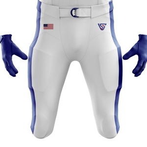 Uniforme de fútbol americano para hombres, Jersey y pantalones de equipo personalizados, ropa deportiva de sarga transpirable, kit de entrenamiento cosido duradero - Product Image 5