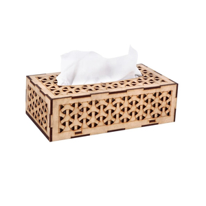 Attractive Tissue Box Rectangle Tissue Box <b>Cover</b> Handcrafted Napkin Storage for Kitchen <b>Dining</b> Bathroom <b>Table</b> Use Tissue Holder - Product Image 1