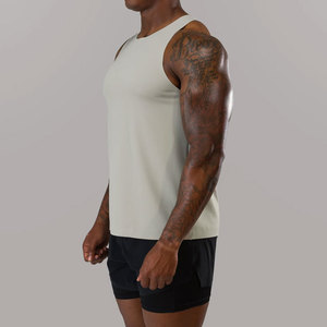 Camiseta Deportiva de Poliéster de Secado Rápido, Corte Regular, Elástica, para Gimnasio, Running, Estilo Vintage, Verano - Product Image 4