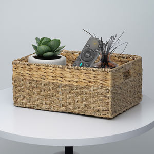 Cestas de almacenamiento de algas marinas de Vietnam ecológicas, organizador multifunción hecho a mano duradero, estilo de tejido Natural para moderno - Product Image 4