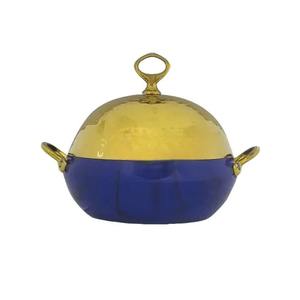 Vente en gros de casseroles rondes en acier inoxydable faites à la main de luxe de style arabe comprenant des fournitures de marmite en métal - Product Image 4