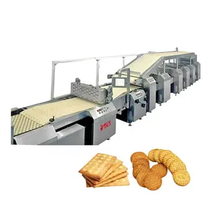 high performance fully Automatic soft Hard biscuit production line/Biscuit bakery equipment favorite price for sale