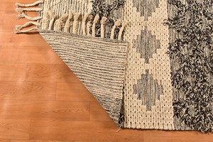 Tapis à tisser en coton à poils hauts Boho moderne Tapis à motif fantaisie pour salon chambre à coucher Décor Technique de pile coupée - Product Image 5