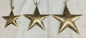 Décoration de maison de Noël festive suspendus en métal étoile boule de Noël et ornements d'arbre pour les célébrations de vacances - Product Image 4