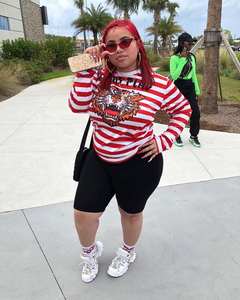 Personalizado francés Terry Drop hombro Mock Neck sudaderas con capucha de alta calidad de algodón de cuello redondo de gran tamaño de las mujeres sudadera - Product Image 5