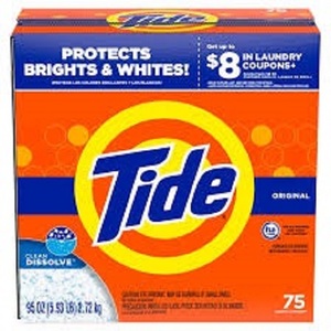 Detergente en Polvo Tide, Aroma Original, 113 Lavados, 143 oz, (Paquete de 2) - Product Image 1