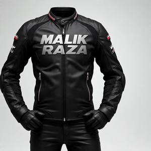 100% Veste de moto en cuir de vachette véritable | Marque personnalisée directe du fabricant - Product Image 1