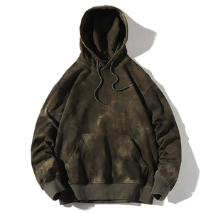 Haute Qualité Respirant Personnalisé Surdimensionné Hommes Acide Lavage Hoodies Vintage Stone Wash Pull pour Hommes Femmes Hiver En Gros - Product Image 5