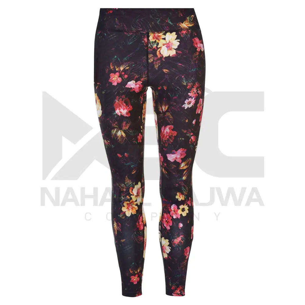 Ladies Sublimation Leggings Women Gym Fitness Customized Tight Ladies Printing Yoga Leggings In Solid Color