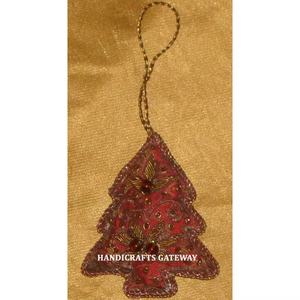 Attractive Gorgeous <b>Top</b> Quality Beaded Work <b>Tree</b> Shape <b>Christmas</b> Decoration Hanging Ornament for <b>Christmas</b> Party Purpose - Product Image 1