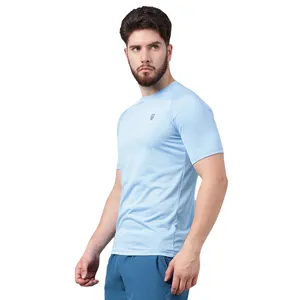 Bulk Selling Summer T Shirt Classic Round Neckline Mens Polyester Casual Wear T Shirt from Indian Exporter