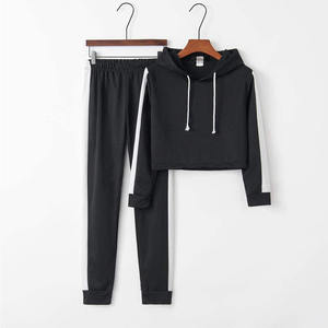 Conjunto de Ropa Casual Personalizada de Alta Calidad a Precio de Mayoreo, Chándal Moderno para Mujer, Chaqueta Pullover y Pantalones Jogger 2026 - Product Image 1