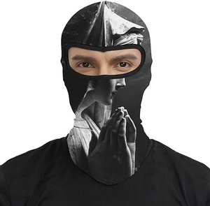 Ciclismo motocicleta a prueba de viento cuello esquí cara cubierta térmica pesado cabeza capucha polar pasamontañas bestia alto producto - Product Image 5