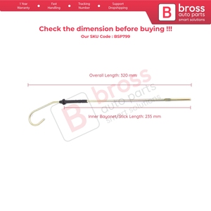 BSP799 Oil Level Measurer Rod Dipstick 240 mm for 12 1969-2006 Toros 1971-2000 1300 1969-1984 7700541128 - Product Image 5