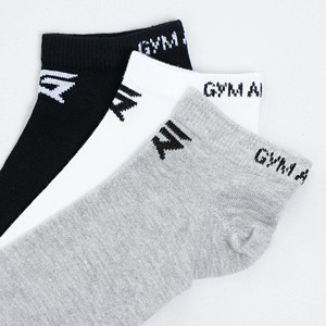 Customizable for Armour Sporty Long Ankle <b>Socks</b> 3pcs Set for Autumn High Jacquard Print Anti-Bacterial Sweat Sublimation for - Product Image 3