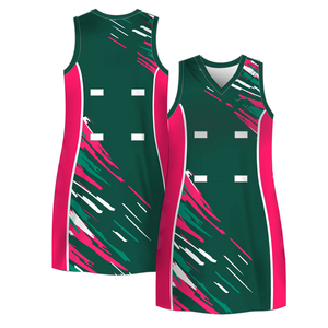 ชุดนีทบอลแบบสั่งทำพิเศษ ดีไซน์ฟรี ชุดนีทบอลสีนีออน ทรงเอไลน์ ชุดนีทบอลแบบซับลิเมชั่นสำหรับขาย - Product Image 5