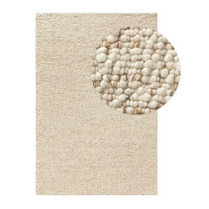 Parche de alfombra de lana pura Marrón 160x230 cm Parche de alfombra de lana pura Marrón 160x230 cm Lana para comedor, pasillo/entrada, dormitorio - Product Image 6