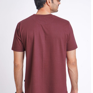 OEM al por mayor de los hombres Slim Fit 100% algodón camisetas de alta calidad logotipo personalizado Streetwear camiseta para hombres - Product Image 3