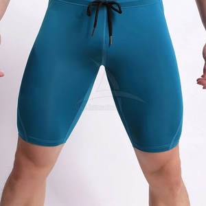 High Quality <b>Men</b> <b>Compression</b> <b>Shorts</b> Elastic Waist Solid Casual Quick Dry Spandex/Polyester for Outdoor Activities - Product Image 6