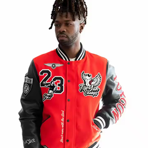 Veste Varsity Letterman brodée pour hommes Options de conception personnalisée pour l'école, le collège et les vêtements d'équipe - Product Image 3