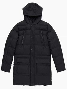 Ventes en gros OEM, veste parka matelassée à col montant pour homme, noire, tendance, nouvelle mode, dernier design - Product Image 5