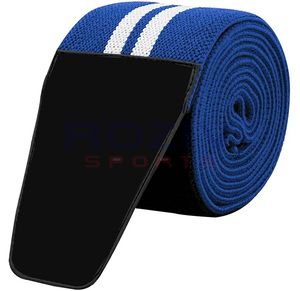 Bandes de genou en coton élastique personnalisées pour la musculation, la musculation en salle de sport, l'haltérophilie, le soutien des articulations, légères, respirantes, épaisses - Product Image 3