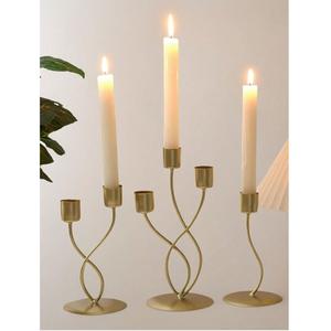 Soporte cónico de metal decorativo para esquinas de sala de estar perfecto para mejorar el ambiente con brillo de velas - Product Image 5