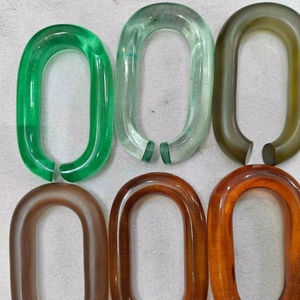 High Transparency Custom Resin Chain Links <b>for</b> Luxury Home Decor and Modern Decorative <b>Wall</b> Applications - Product Image 1