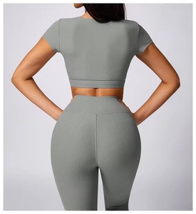 <b>Women's</b> Solid <b>Pattern</b> Fitness & Yoga <b>Leggings</b> With Elastic Waist Sport Pants Style - Product Image 5