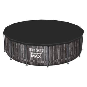 Couverture de piscine ronde STEEL PRO MAX noire 58248 (427 cm) – Le meilleur choix de Bestway pour les couvertures et enrouleurs de piscine - Product Image 4