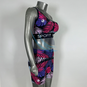 Best Selling <b>Women's</b> Yoga Set-High Quality Elastic Waist 2-Piece Sets Workout Clothing Running Sports Gym Fitness <b>Women's</b> Wear - Product Image 4