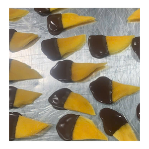 Mango Seco Suave Cubierto con una Capa de Chocolate Cremoso, Snack Premium de Fruta Tropical para Compradores al por Menor y al por Mayor - Product Image 1