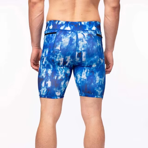 กางเกงขาสั้นรัดรูปของผู้ชายผ้านิ่มขนาดใหญ่พิเศษแห้งเร็วพิมพ์ลายแบบระเหิดใส่สบายสไตล์ลำลอง - Product Image 5