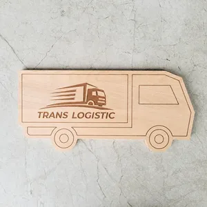 Tagliere in faggio a forma di camion personalizzato | Prodotto e personalizzato in Polonia - Product Image 4