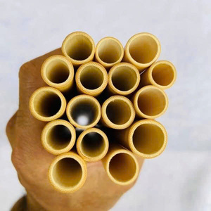Pailles en bambou aux meilleurs prix pailles faites à la main du Vietnam pailles en bambou polies en douceur parfaites pour les chaînes alimentaires et les acheteurs mondiaux - Product Image 1
