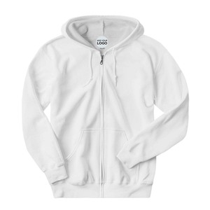 Sudadera con Capucha Bella & Canvas Azul Rey con Cierre, Sudadera con Capucha Estampada con Gráficos Personalizados para Hombre - Product Image 2