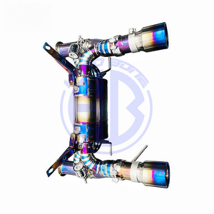 Para Lamborghini Aventador a SVJ Sistema de escape Catback de rendimiento de titanio Tubos de calidad premium - Product Image 4