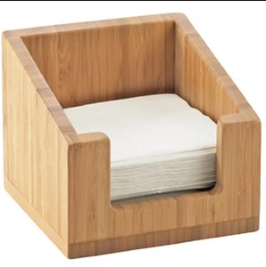 Caja de pañuelos para servilletas de madera marrón Natural, bandeja de vajilla multiusos colgante para restaurantes, estilo americano hecho a mano - Product Image 4